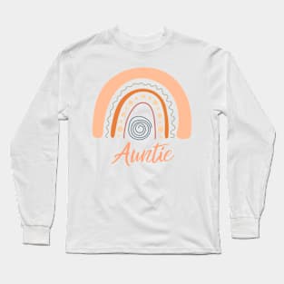 Auntie Rainbow Design Long Sleeve T-Shirt